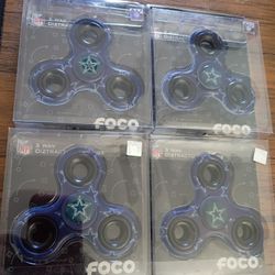 Dallas Cowboys FOCO Brand Distracto Spinnerz-Lot of 4-NIOP! 