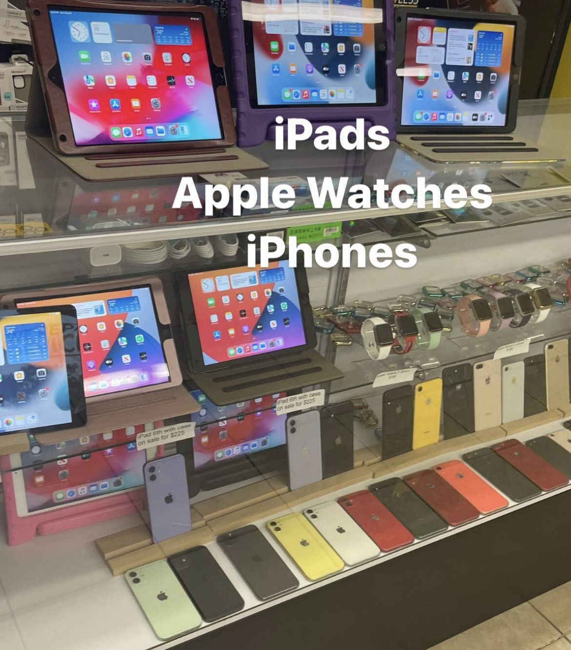 iPhones, Apple watches, iPads, MacBooks for sale