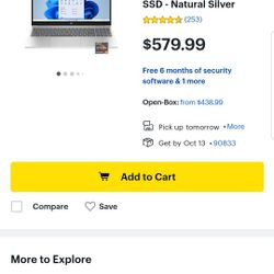 Hp 15.6 Touch Screen LAPTOP