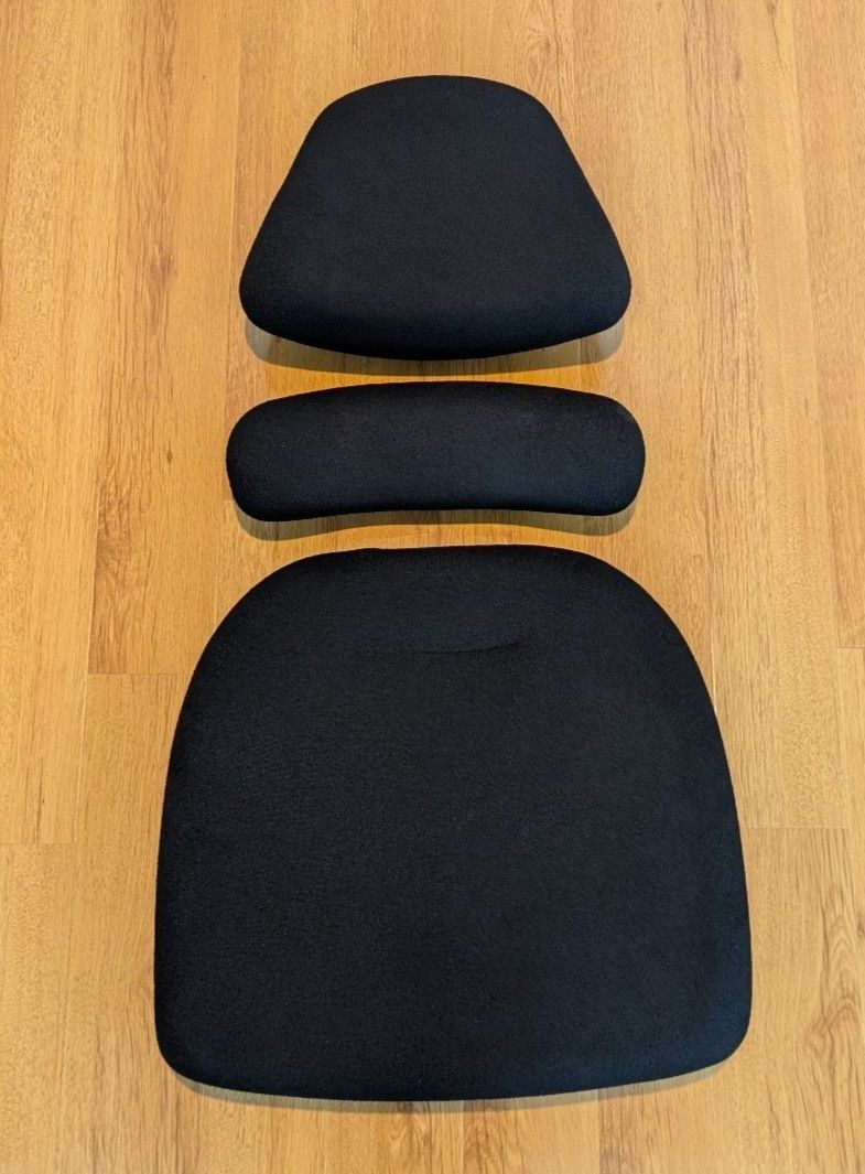 Anthros Chair v1 cushion/pads set, Onyx color, Shapeknit Boucle fabric
