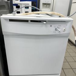 White GE Dishwasher 