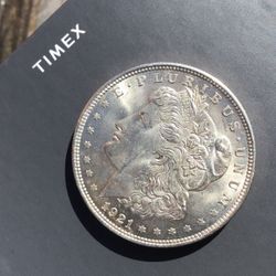 1921 Morgan Dollar Uncirculated and the first owner