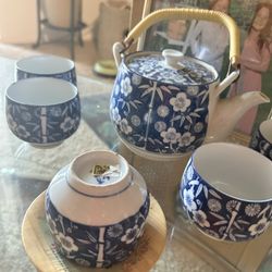 Authentic Japanese Tea Set Mint Condition