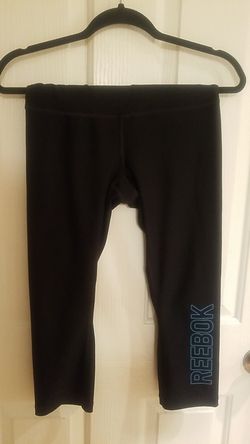 Black Reebok capris