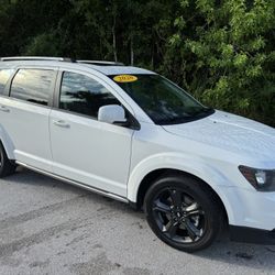 2020 DODGE JOURNEY CROSSROAD 3RD ROW BLACK* ONLY 95K MILES*WARRANTY FL  *ONLY 95,000 MILES  CLEAN CARFAX  CLEAN FLORIDA TITLE  WARRANTY INCLUDED  TRAD