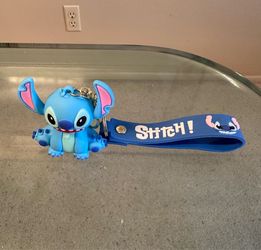 Brand New Disney Lilo Stitch 3D Key Fob Keychain
