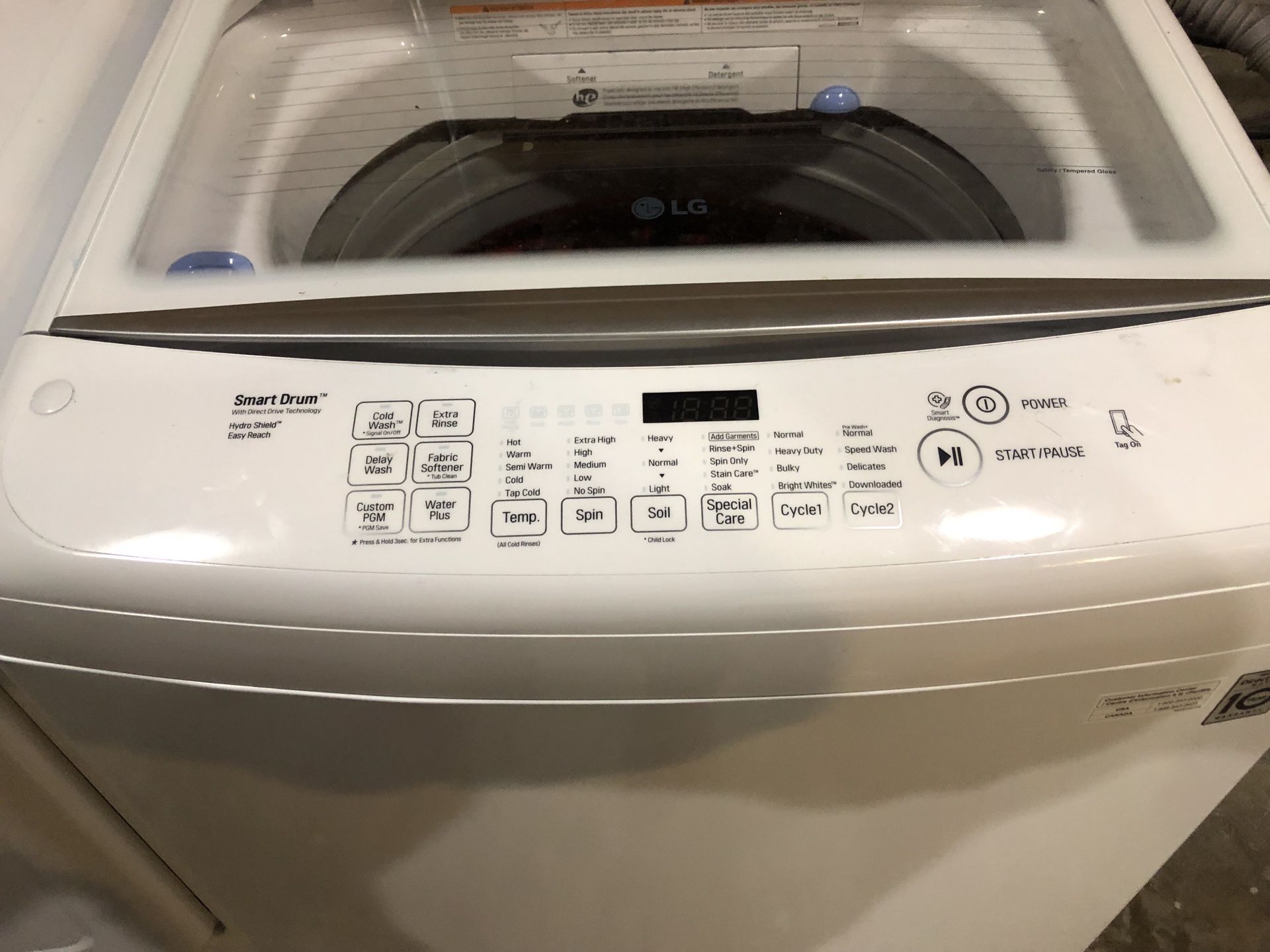 Lightly Used LG Washer and Dryer Set