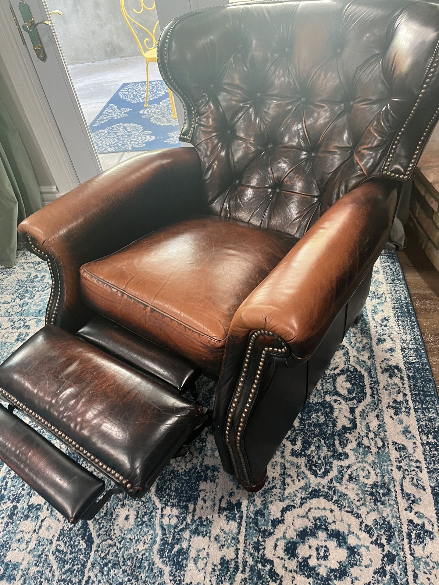 Reclining Leather Armchair