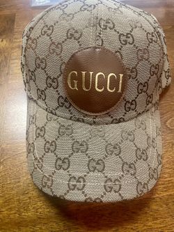 GUCCI GG CANVAS MONOGRAM BASEBALL LOGO HAT UNISEX