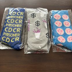 Custom Graphic Streetwear Socks – Artist Designed Bundle (3 Pairs)
