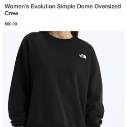 The North face Black Sweatshirt 