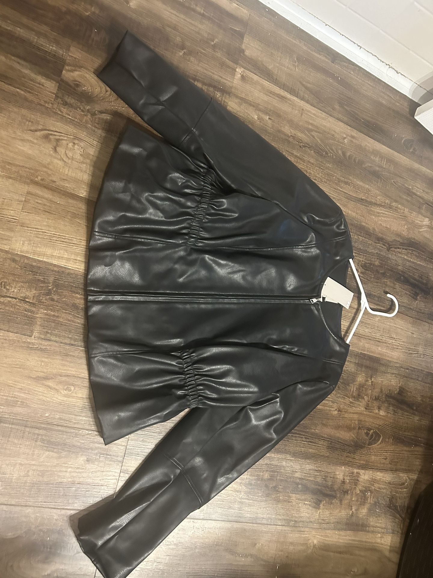 New Jacket Leather H&M Size XXL