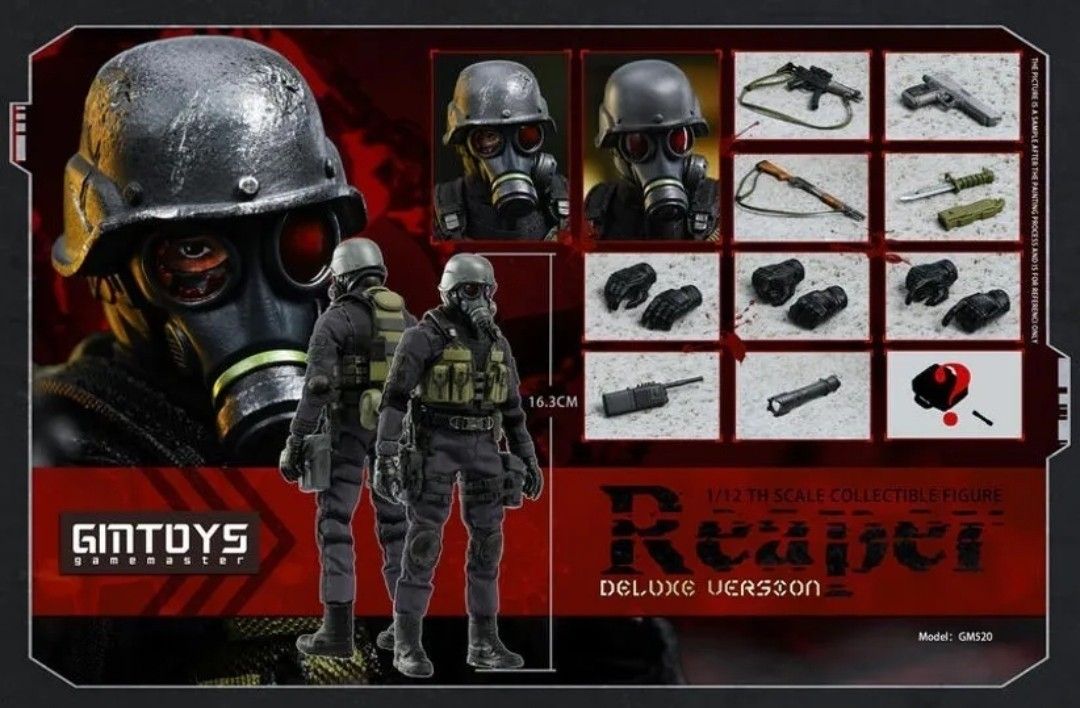 Gmtoys 1/12 Reaper Hunk Resident Evil Action Figure Deluxe Ver. Model