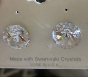 Swarovski Crystal Stud Earrings