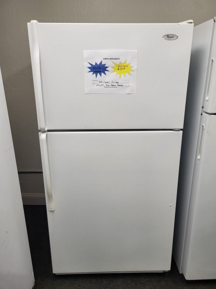 💥4th Of July Sale! Whirlpool 21cuft Fridge-Warranty Included