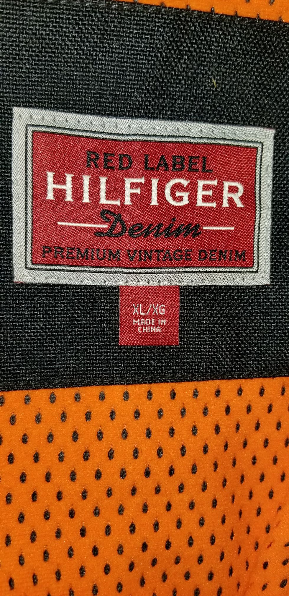 TOMMY HILFIGER VINTAGE DENIM MOTORCYCLE JACKET MENS SIZE XL NEW WITH TAG