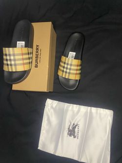 Burberry slides