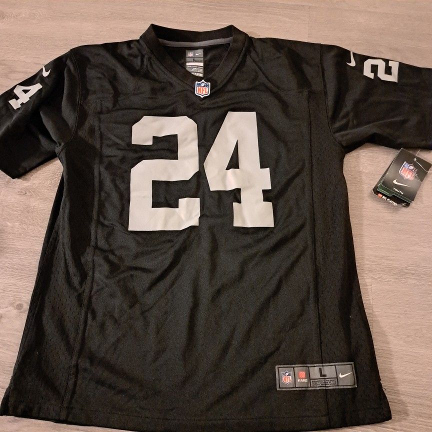 New Nike NFL Raiders Jersey Size: YOUTH LARGE 14-16 Tags Still On It