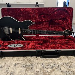 EVH Wolfgang USA Signature Stealth Black w/ Case
