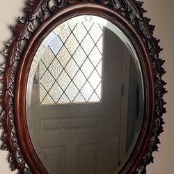 Cherrywood Antique Mirror