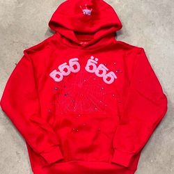 Red/Pink 555 Sp5der Hoodie