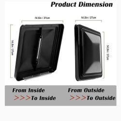 Replacement RV Roof Vent Cover 