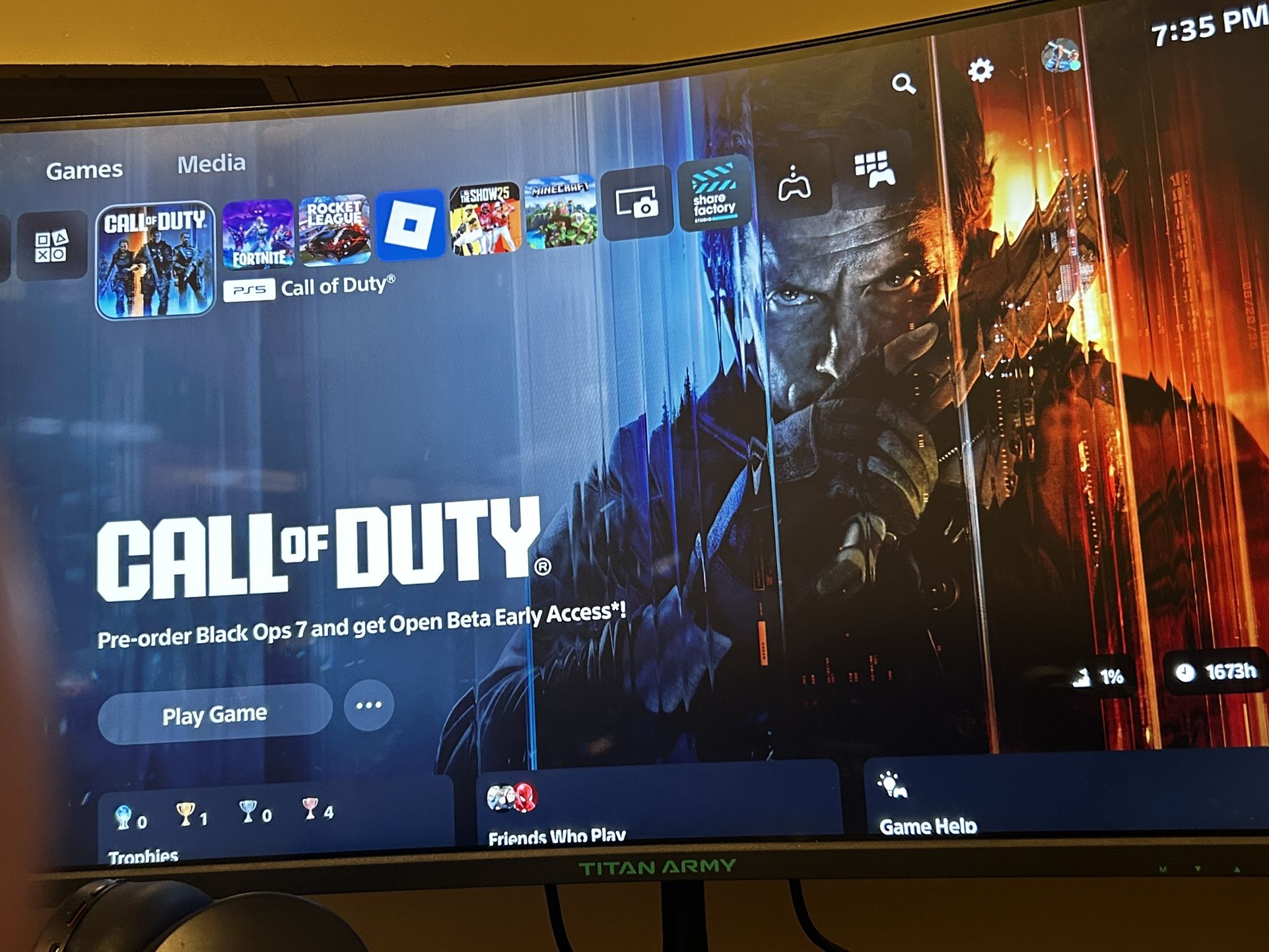 Titan Army Monitor