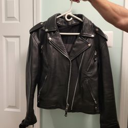 Genuine men motocycle Leather  Jacket.