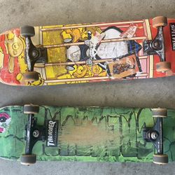 Two Skateboards 