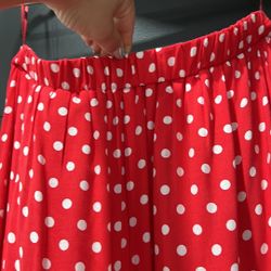 Pre-owned Red Maxi Skirt - Size L