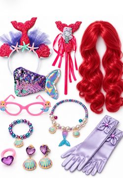 NWT Mermaid Costume 10 Piece Accessories Set