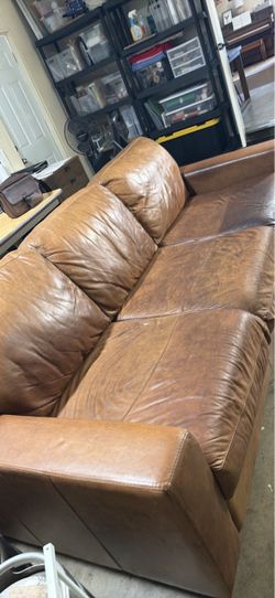 Leather couch