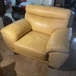 Leather Sofa Set