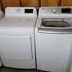 LG Top Load Washer And New LG Gas Dryer Set 