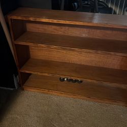 wooden dresser shelf