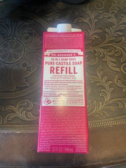 Castile Rose Soap Refil