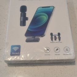 Brand New Ultrend Plug-Play Wireless Lavalier Microphone With 2 Mics & Two-in-One Receiver For Sale.