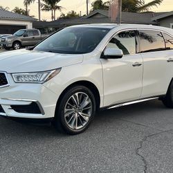 ACURA MDX, 2017, AWD, WHITE/TAN, ONE OWNER, MINT CONDITION.