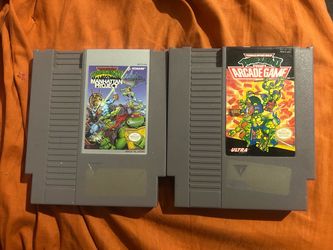 Nintendo Nes Tmnt 2(arcade game) and 3(Manhattan project)