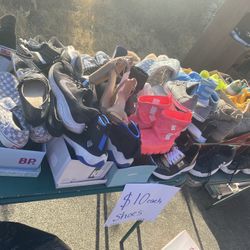 $10 Per Pair Of Shoes Table Vans, Uggs And More