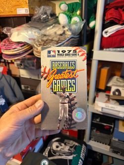 Baseballs Greatest Games 1975 World Series Game 6 Red Sox VHS Tape Brand New!