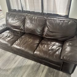 Leather Sofa 