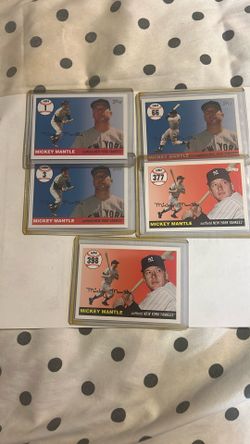 Mickey Mantle home runs cards