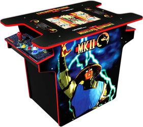 Pre-Owned Arcade1UP Mortal Kombat / Midway Head-to-Head (H2H) Gaming Table with Lit Deck