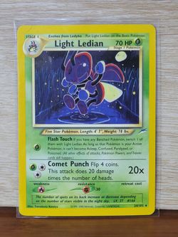 Light Ledian (#24/105) from the Neo Destiny expansion Pokémon Card TCG