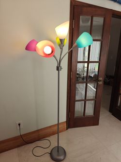 Fun multicolor floor lamp