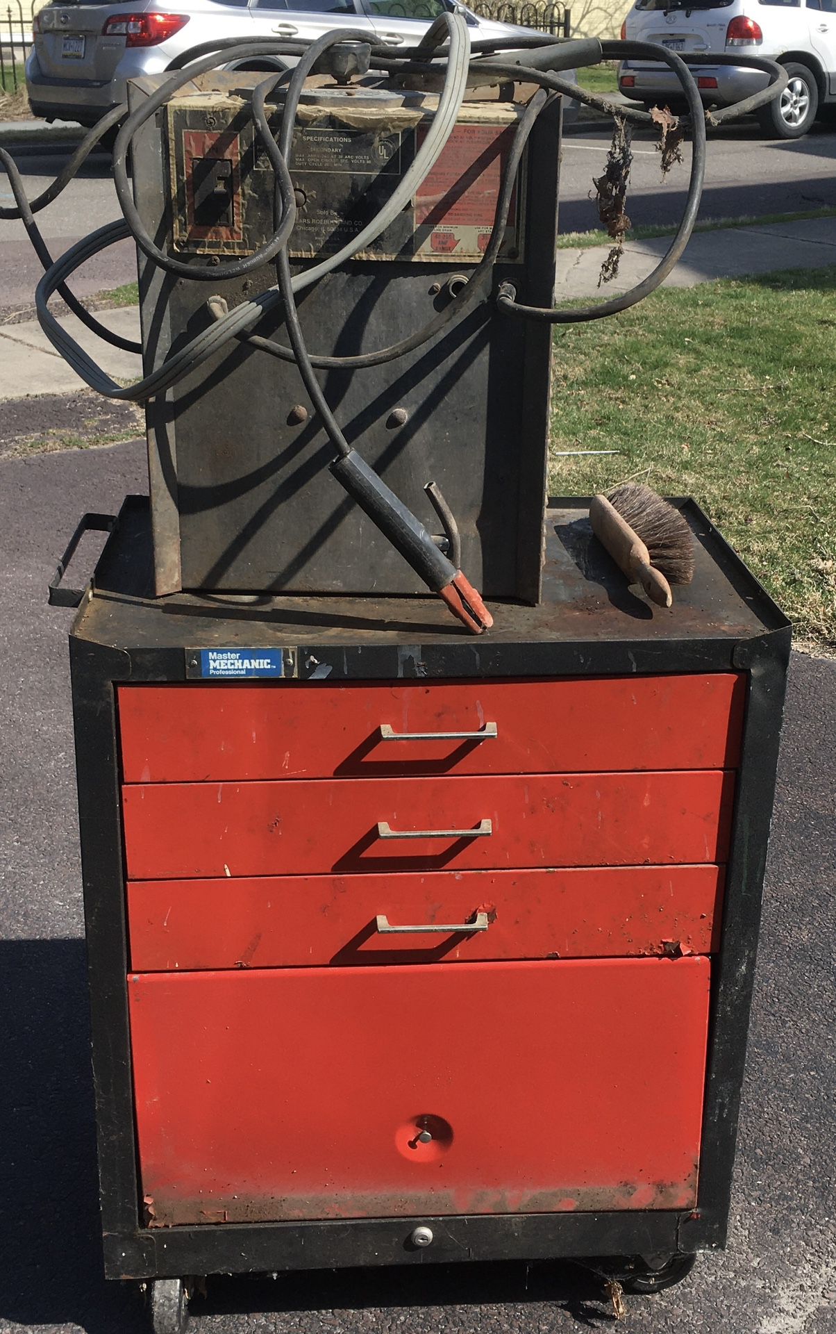 Tools Cart And Arc Welder
