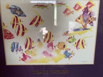 Nice Fish Watercolor Painting