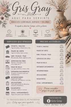 Ayuda con Trámites, Aplicaciones y Citas