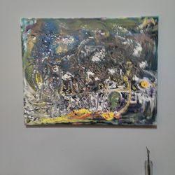 Abstract Painting Acrylic On Canvas